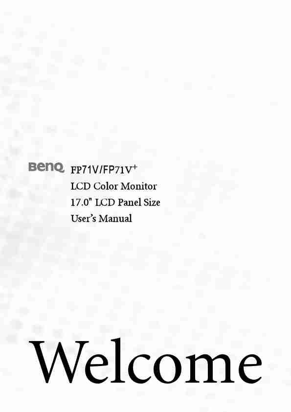 BenQ Computer Monitor FP71V+-page_pdf
